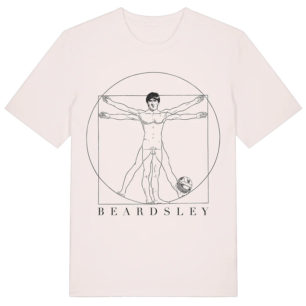 Vitruvian Beardsley T-shirt Funny Fathers Day Gifts