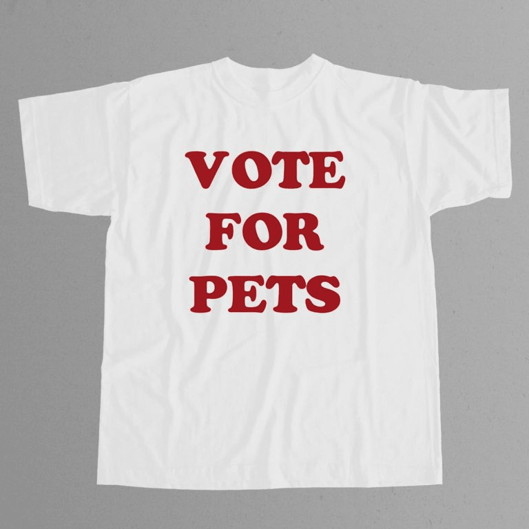 Vote For Pets Shirt Gifts For Pet Lovers