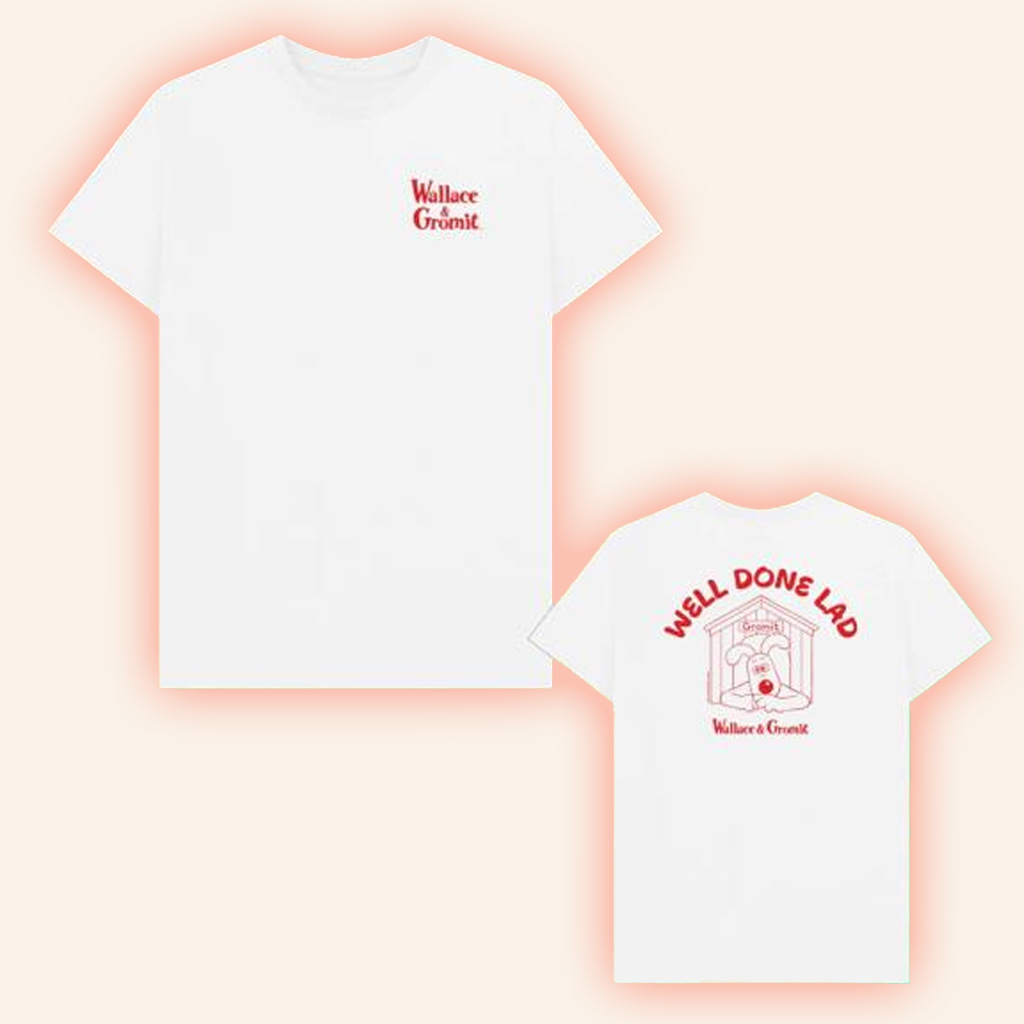 Wallace And Gromit Merch Well Done Lad Gromit T-Shirt Gifts For Friends