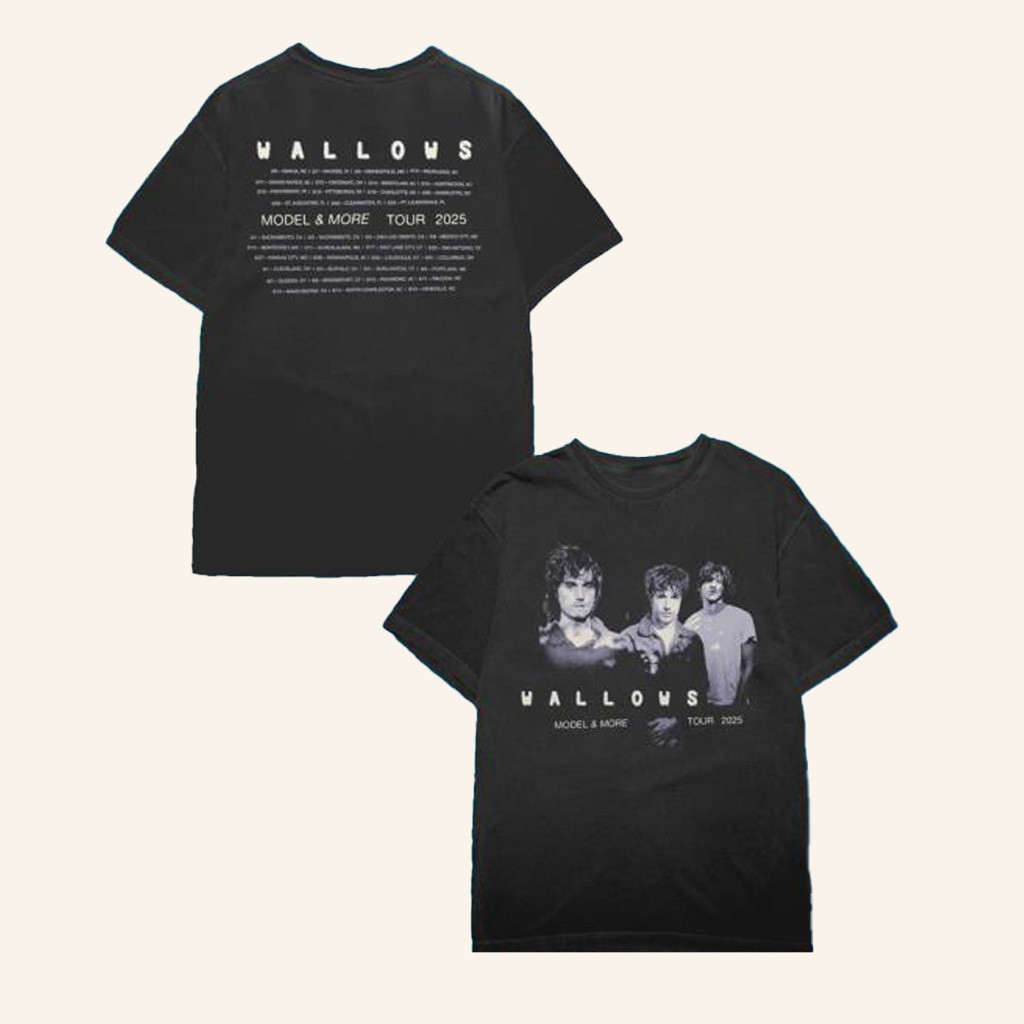 Wallows Music Merch Model And More 2025 Tour Shirt Gifts For Music Fans