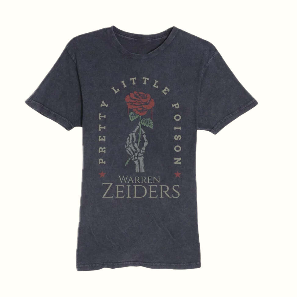 Warren Zeiders Merch New Vintage Black Pretty Little Poison T-Shirt Music Fans Gifts