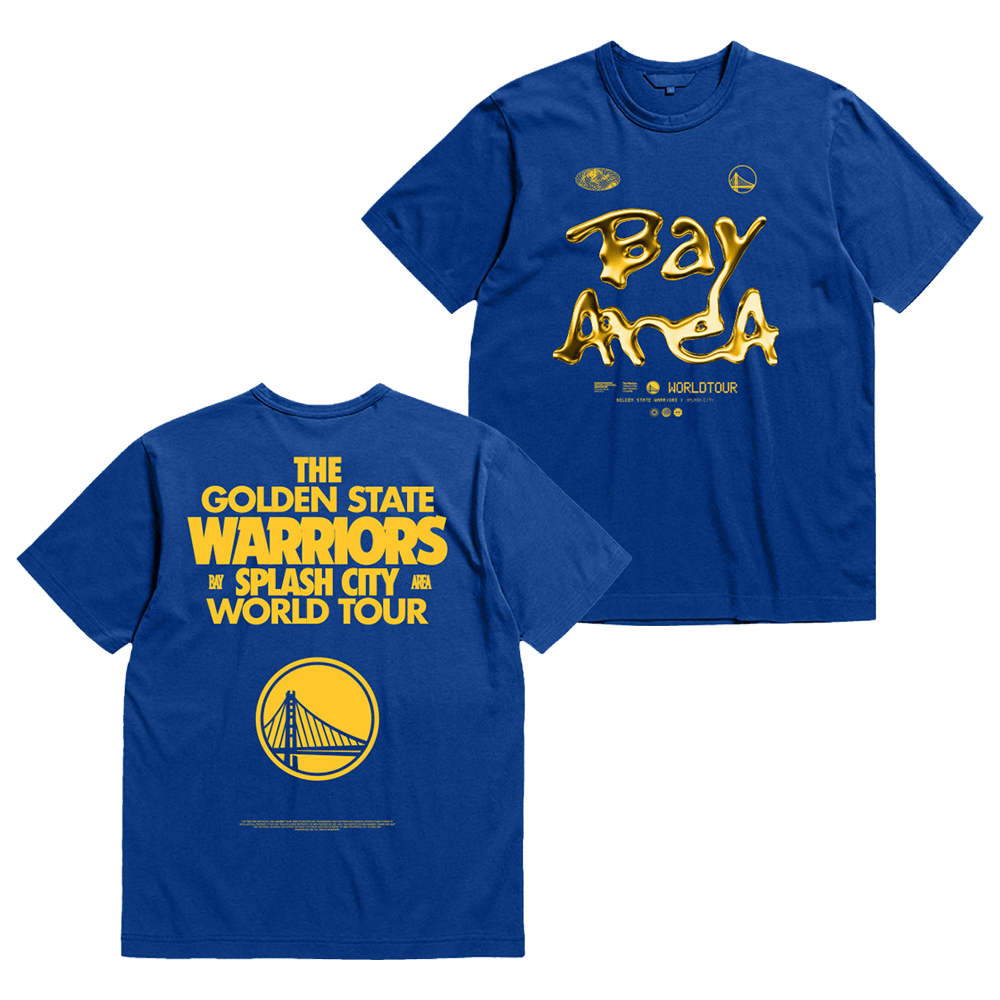 Warriors World Tour T-Shirt Bay Area Golden State Warriors Merch Fans Gifts