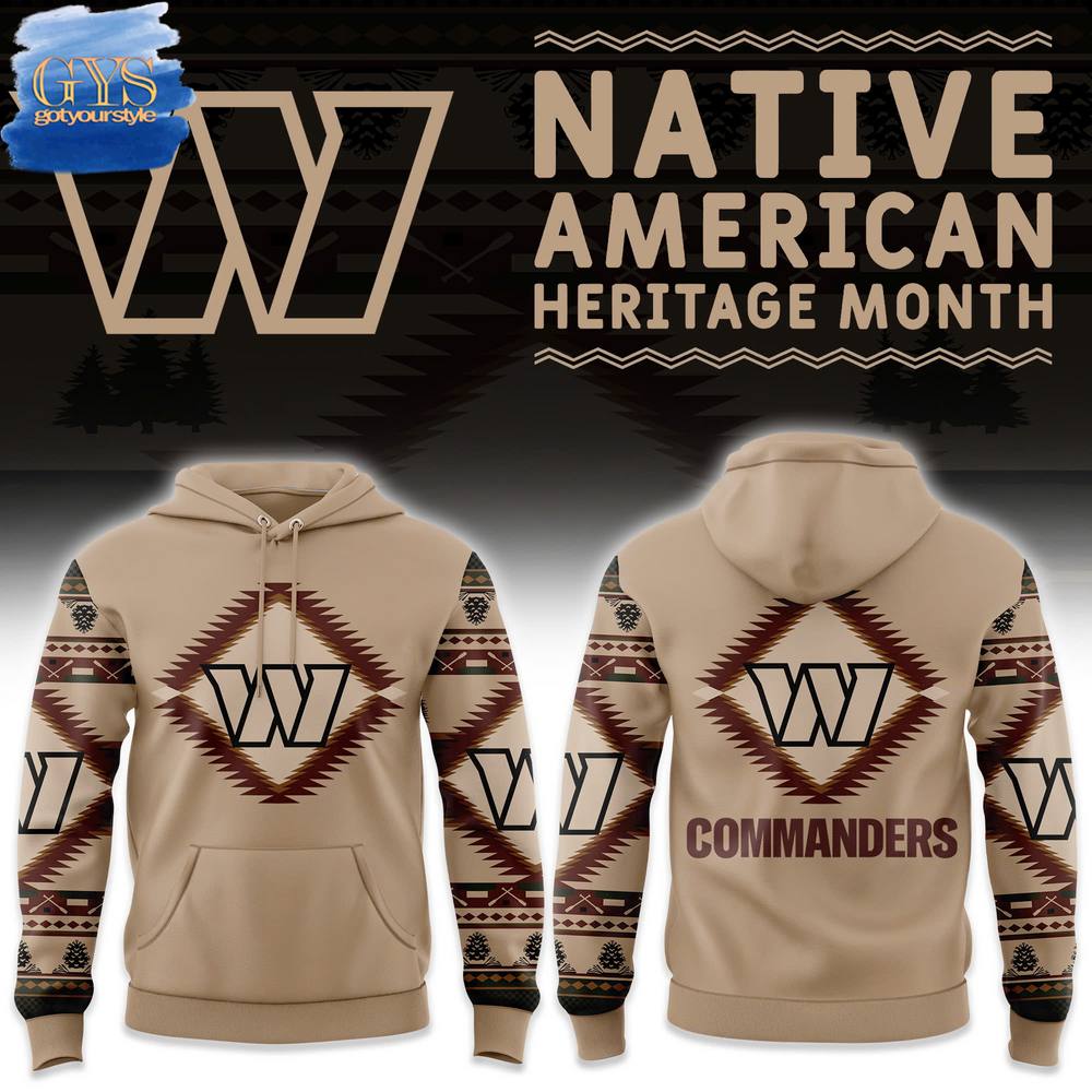 Washington Commanders NFL x National Native American Heritage Month Limited Edition Hoodie
