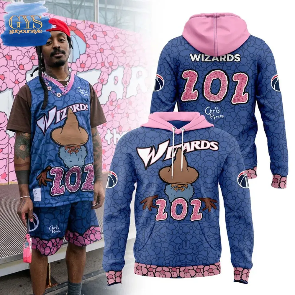 Washington Wizards Cherry Blossom Limited Edition Hoodie