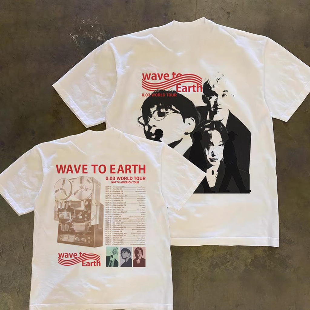 Wave To Earth 0 Merch World Tour T-Shirt Best Gifts For Music Lovers