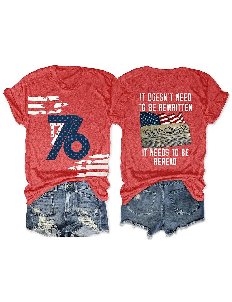 We The People 4Th Of July 1776 Shirt Womens Patriotic T-Shirt Gifts For Mom