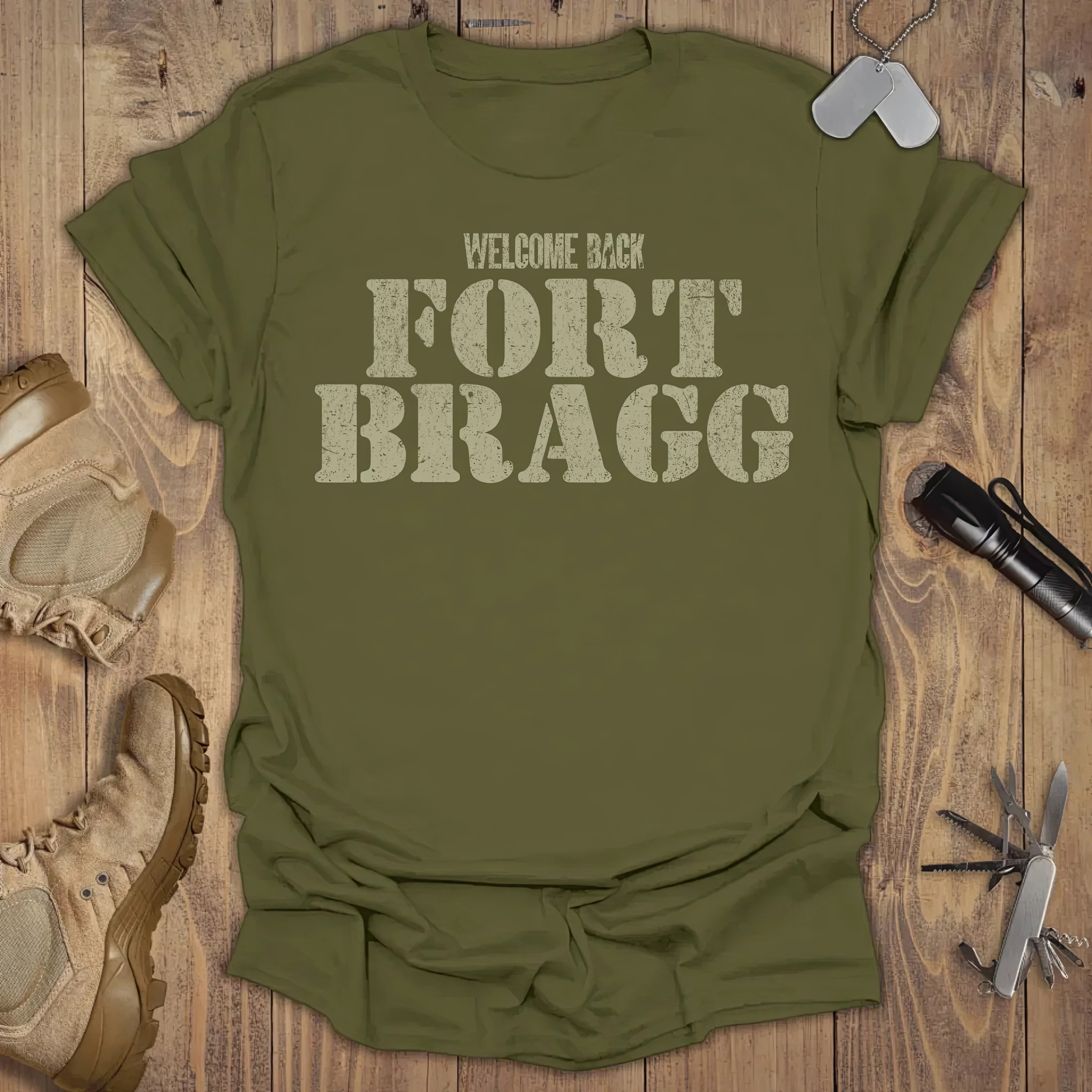 Welcome Back Fort Bragg T-Shirt Military Shirt Gifts For Boyfriend
