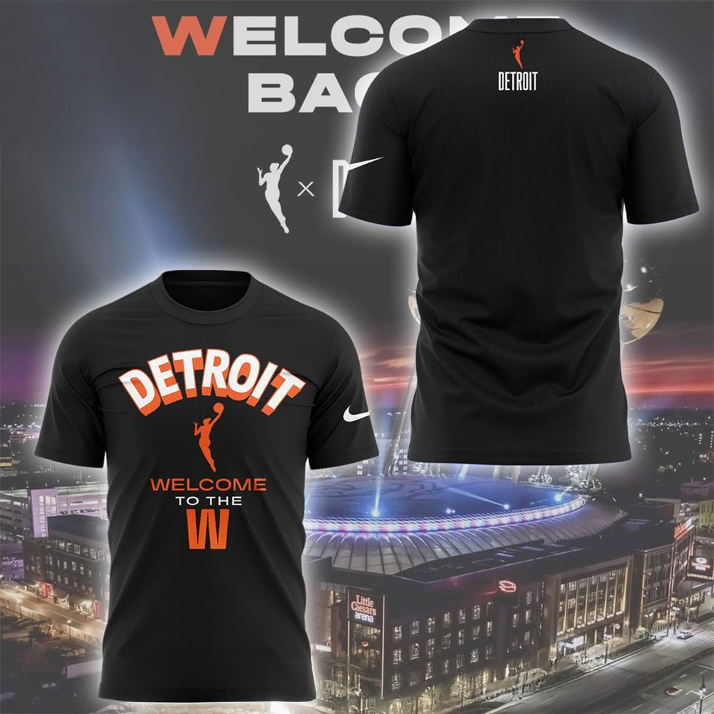 Welcome To The WNBA Detroit T-Shirt Best Gifts For Basketball Fans