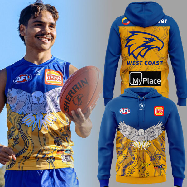 West Coast Eagles First Nations Guernsey Hoodie Gifts For Baseball Fans