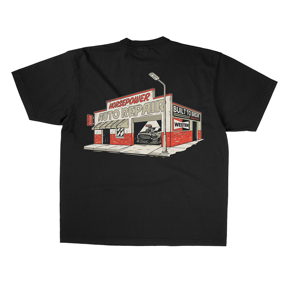 Westen Champlin Merch Horsepower Auto Repair T-Shirt Cool Gifts For Dad