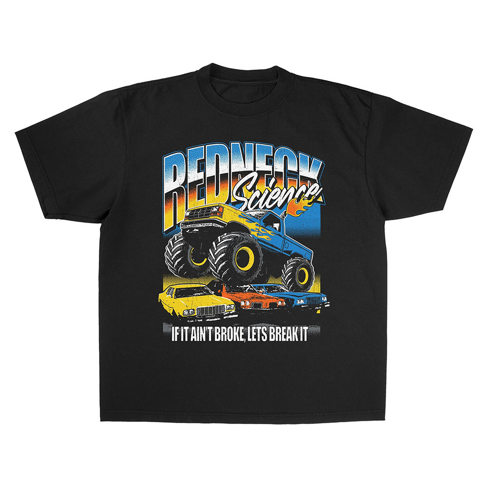 Westen Champlin Merch Redneck Science Monster Truck T-Shirt Father In Law Gifts Dads Day