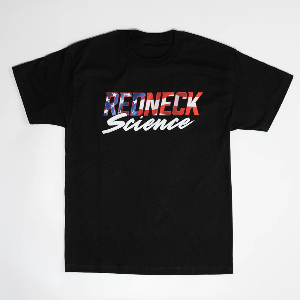 Westen Champlin Merch Redneck Science USA Flag T-Shirt Cool Gifts For Dad