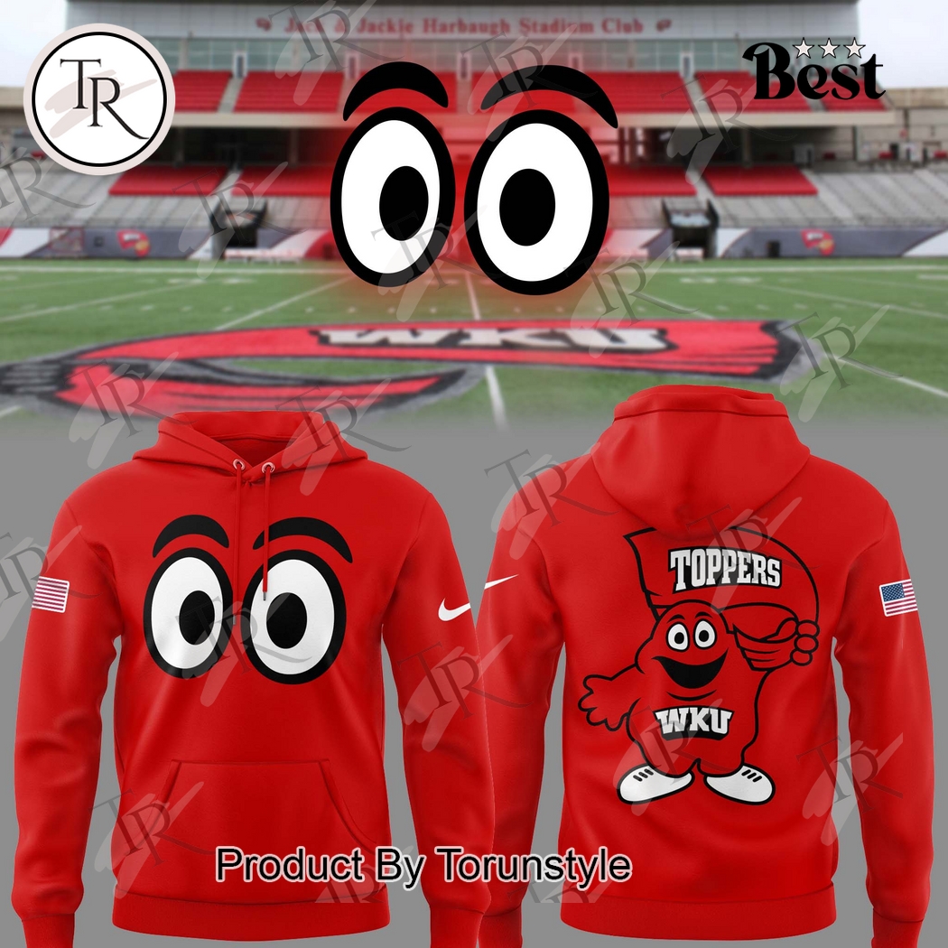 Western Kentucky University X Toppers 2025 Hoodie Ã¢â‚¬â€œ Red