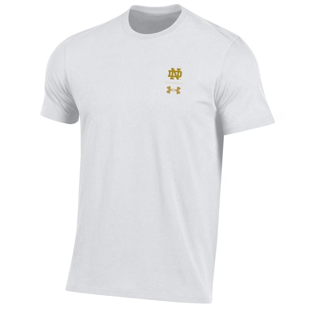 White Notre Dame Fighting Irish Print 2024 Shamrock Series NYC T-Shirt Football Related Gifts