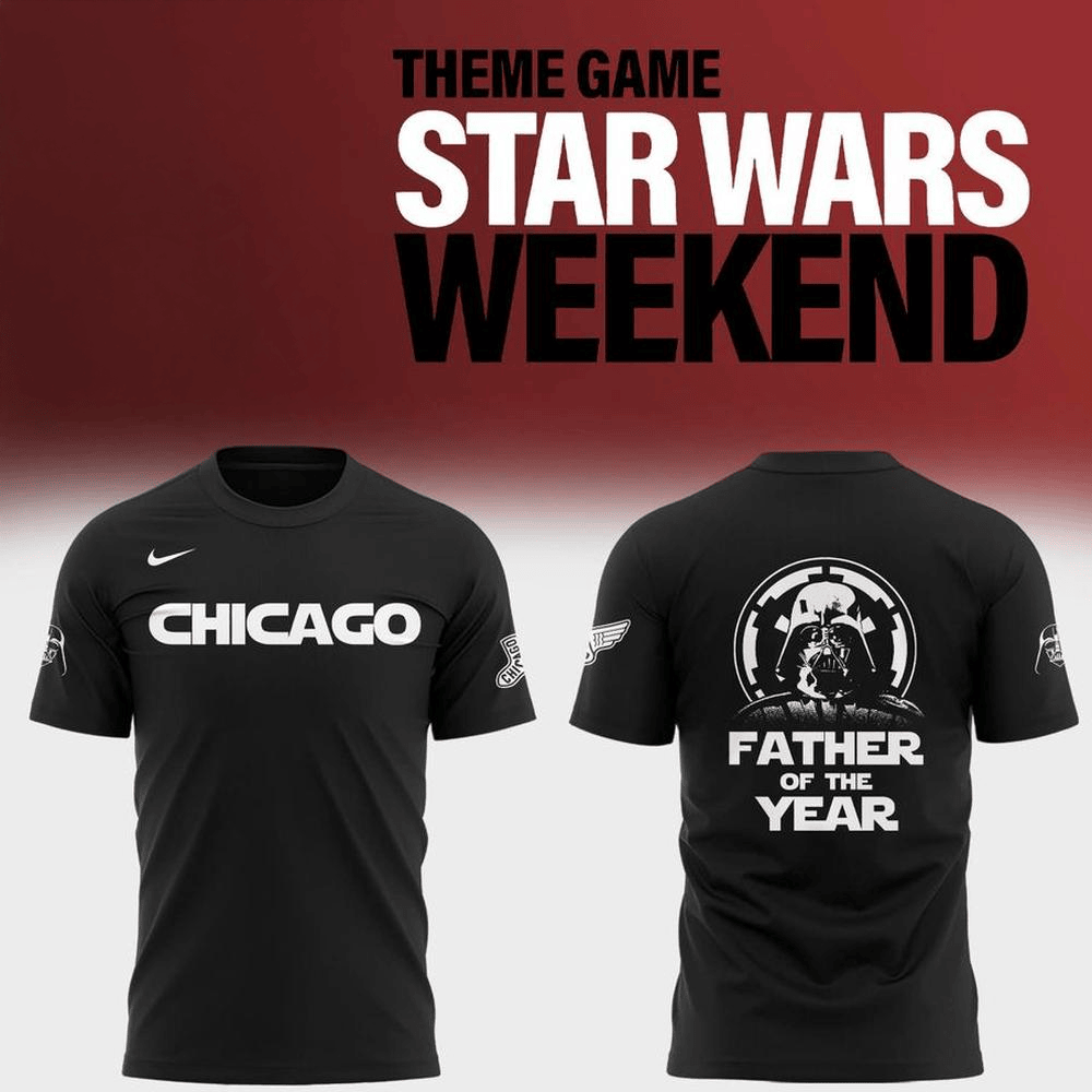 White Sox Darth Vader Father Of The Year T-Shirt Chicago White Sox Merch Fathers Day Gifts