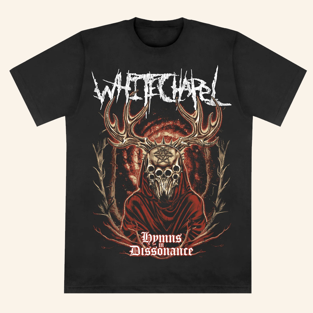 Whitechapel Merch Hymns Black T-Shirt Best Friends Gifts