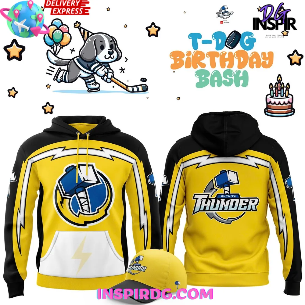 Wichita Thunder T-Dogs Birthday Bash Special Hoodie