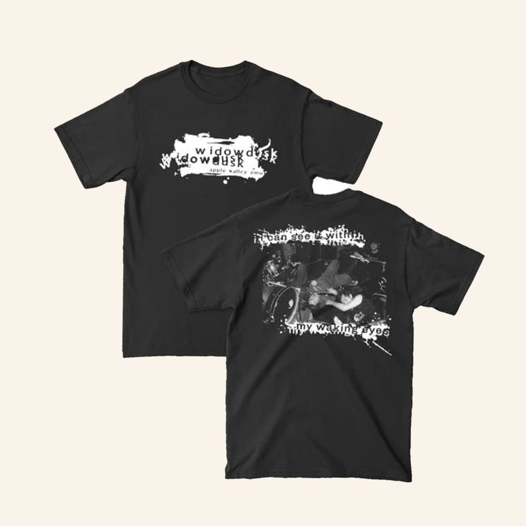 Widowdusk Merch Apple Valley Emo Black T-Shirt Present For Husband