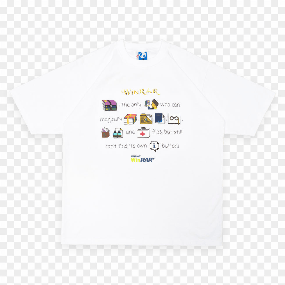 Winrar Merch Winrar Graphic Rebus T-Shirt Fathers Day Gifts