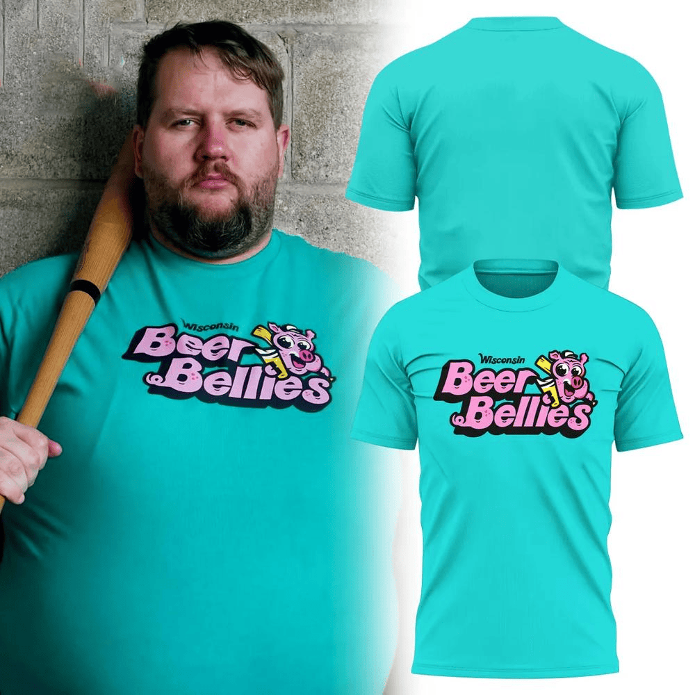 Wisconsin Beer Bellies Lakeshore Chinooks Shirt Fathers Day Special Gifts For Dad