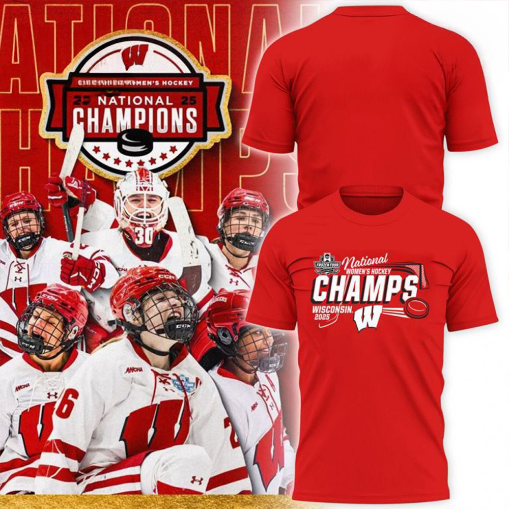 Wisconsin Womens Hockey National Champions Shirt Best Mothers Day From For Daughter