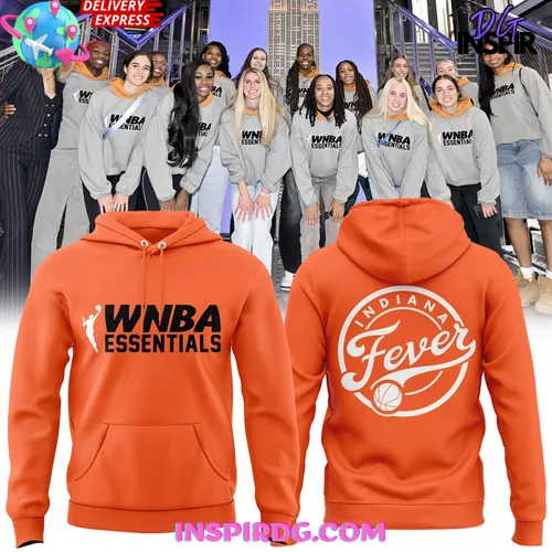 WNBA Indiana Fever x Essentials 2025 Orange Hoodie
