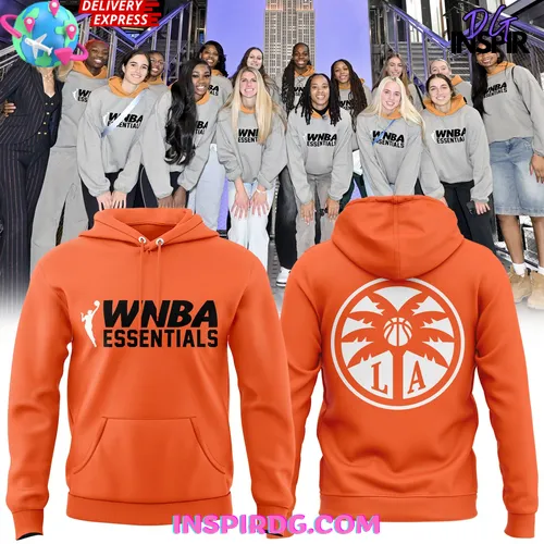 WNBA Los Angeles Sparks x Essentials 2025 Orange Hoodie