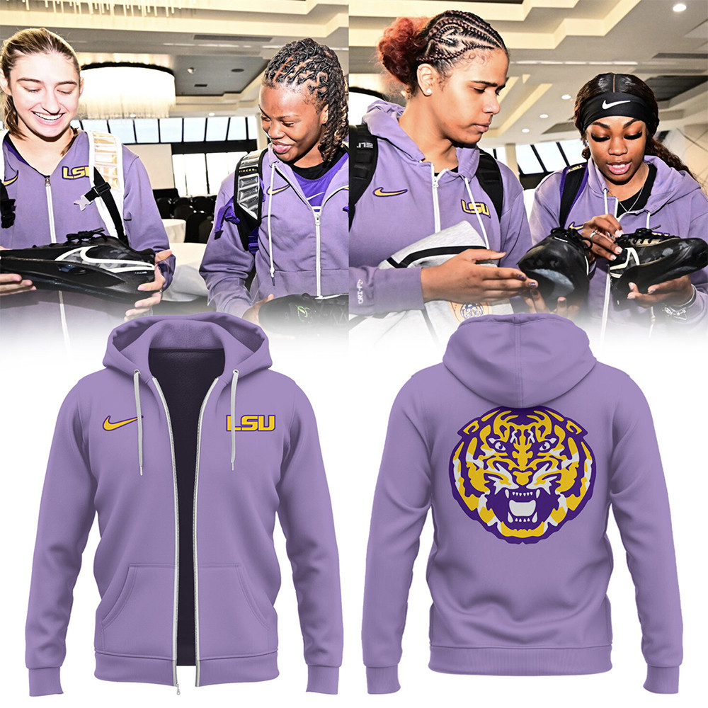 WomenÃ¢â‚¬â„¢s Basketball  Zip Purple Hoodie