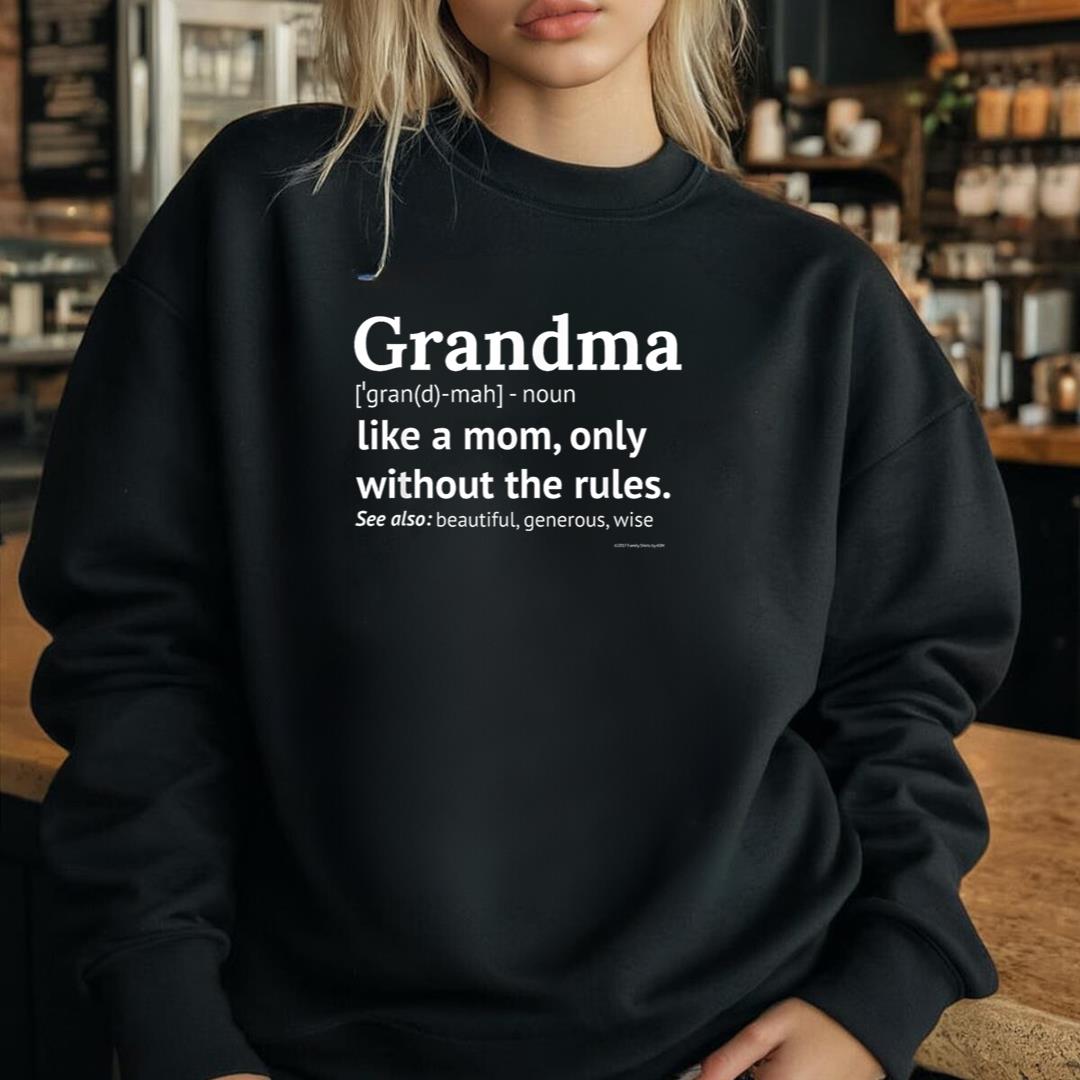 Womens Grandma Definition Funny Gift for Grandmother