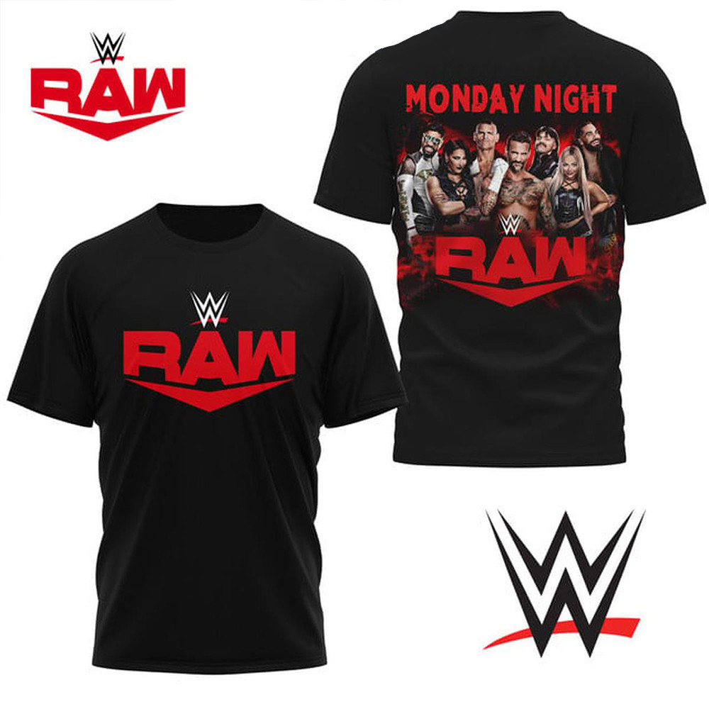 WWE Monday Night Raw Celebration In 2025 T-Shirt Gifts For Music Lovers