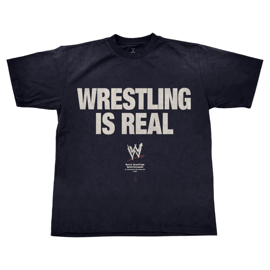 WWE WWF Wrestling Is Real Shirt Travis Scott Merch Gifts For Rock Band Fans