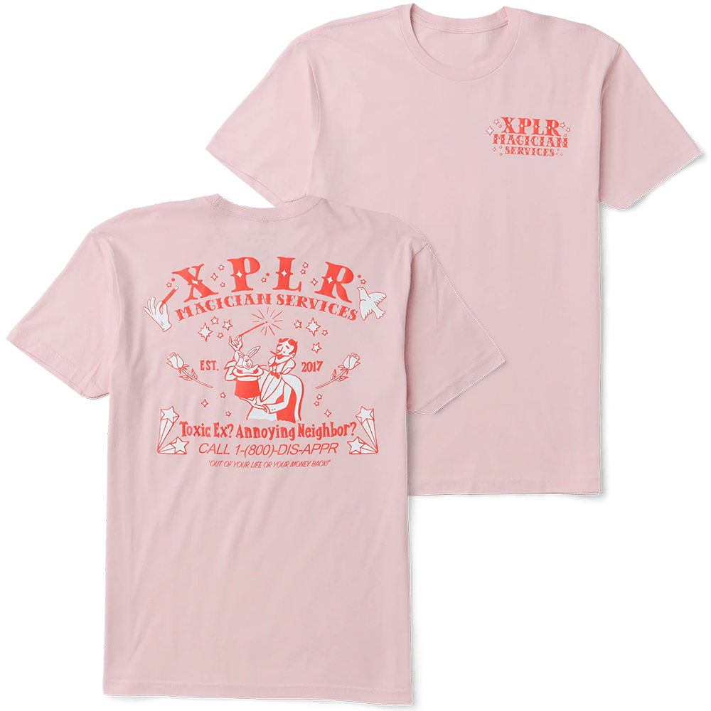 XPLR Merch Sam And Colby XPLR Magician Services T-Shirt Top Fathers Day Gifts