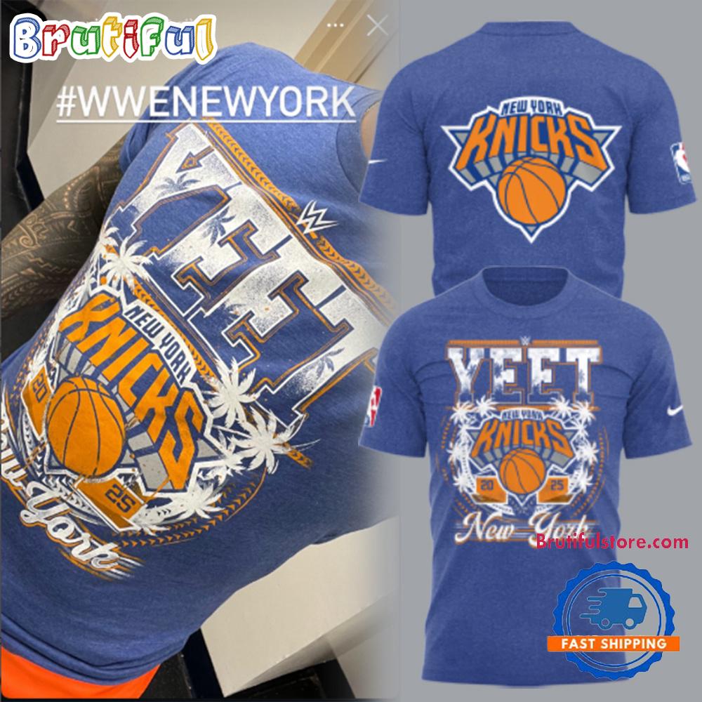 Y.E.E.T x New York Knicks 3D All Over Print 2025 Shirts