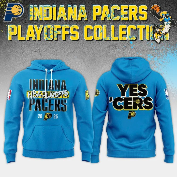 Yes Cers Indiana Pacers 2025 NBA Playoffs Hoodie Yes Ã¢â‚¬ËœCers Pacers Basketball Unique Gifts