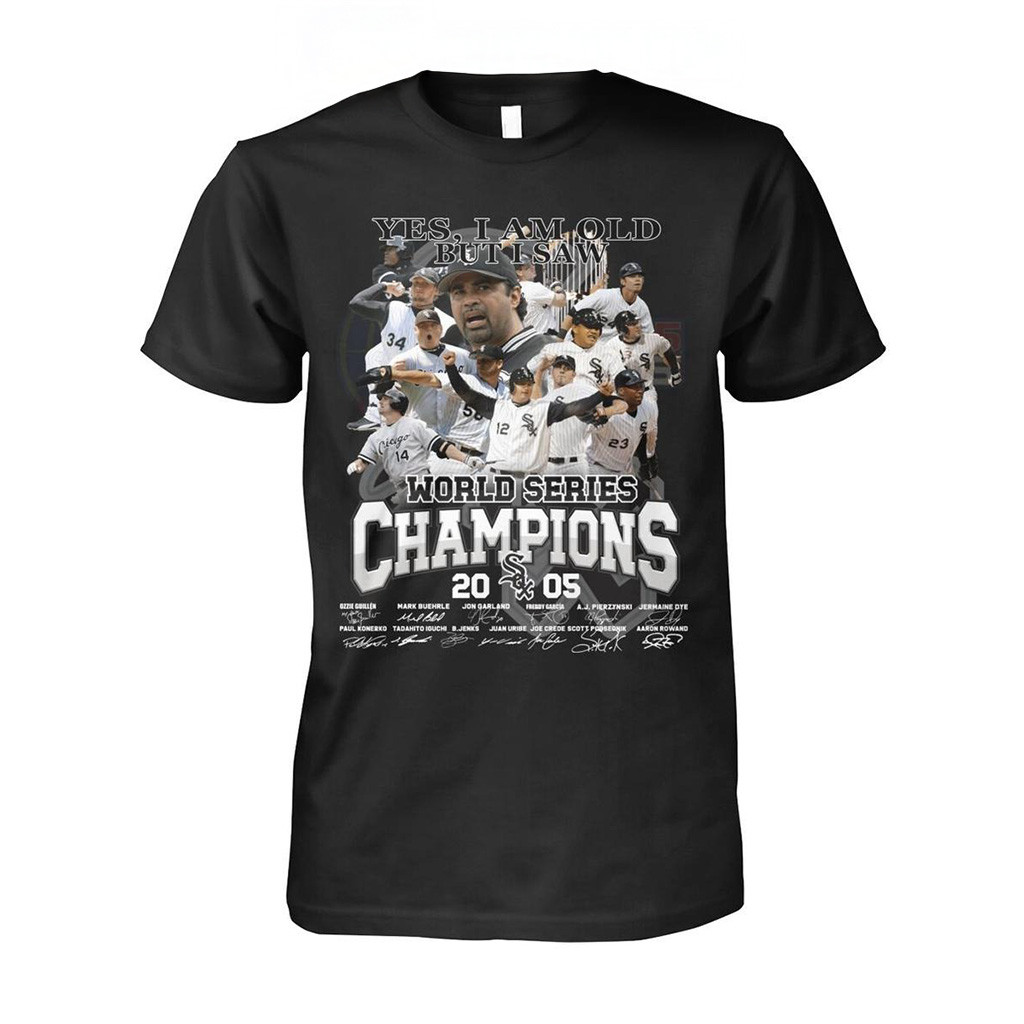 Yes I Am Old But I Saw Chicago White Sox World Series Champions T-Shirt Gifts For Fans