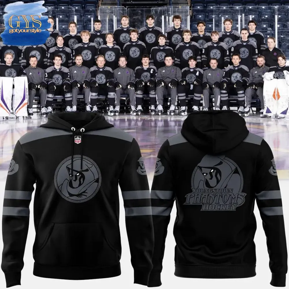Youngstown Phantoms 2024-2025 Uniform Limited Edition Hoodie