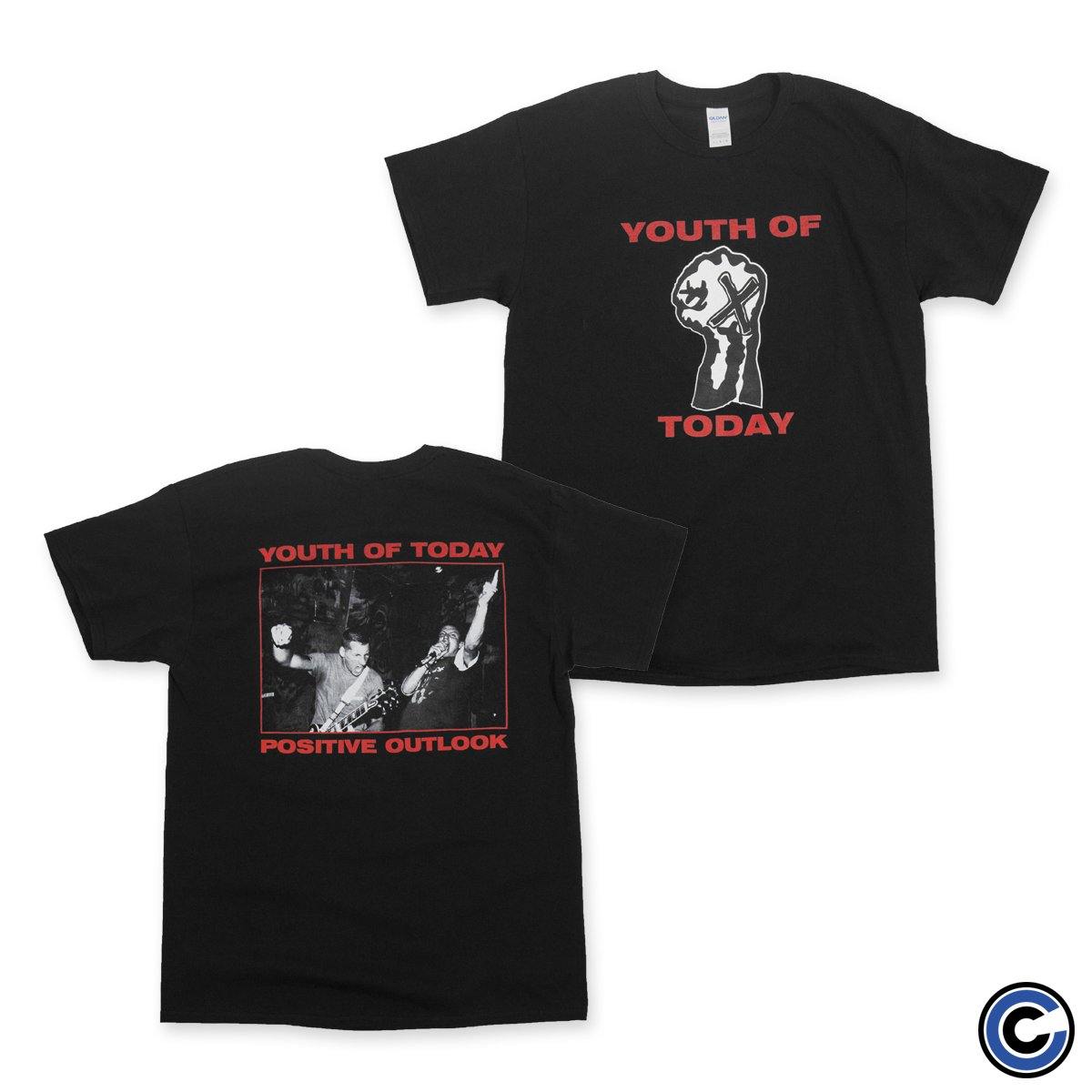 Youth Of Today Merch Positive Outlook Shirt Youth Of Today Shirt