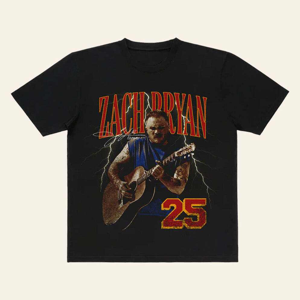 Zach Bryan Tour Merch 2025 Zach Bryan T-Shirt Gift For Fans Birthday Gifts For Friends