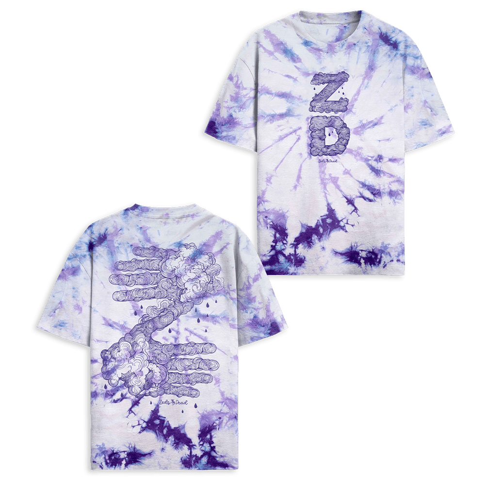 Zeds Dead Merch Cloudy Daze Tie Dye T-Shirt Zeds Dead Shirt Top 10 Fathers Day Gifts