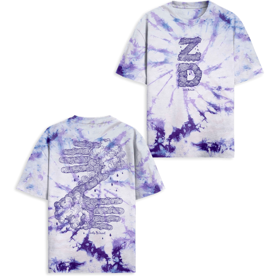 Zeds Dead Merch Cloudy Daze Tie Dye T-Shirt Zeds Dead Shirt Top 10 Fathers Day Gifts