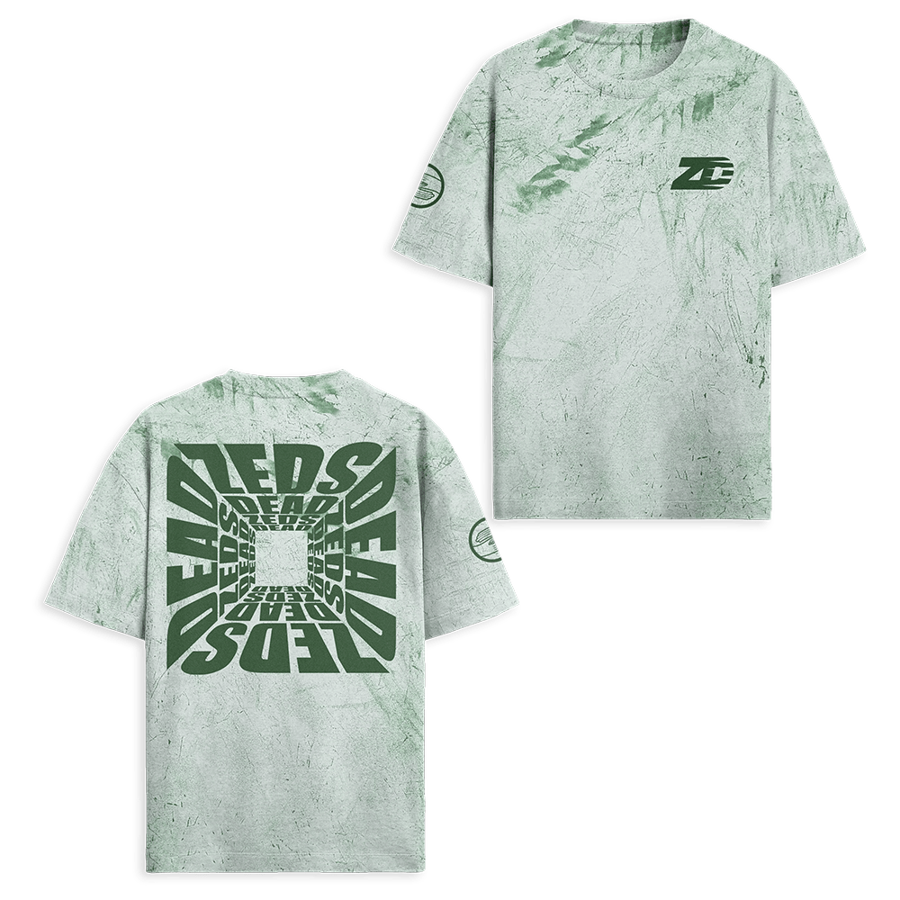 Zeds Dead Merch L7 Green Tie Dye T-Shirt Zeds Dead Shirt Gifts For Fathers Day Ideas